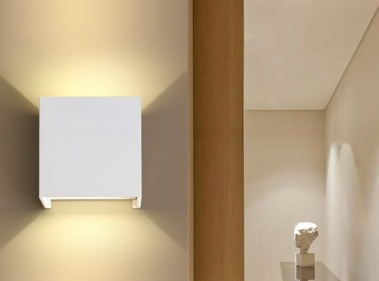 Nordic Wall Mount Bed Side Aluminum 2 Face Glowing LED Lamps for Indoor and Outdoor
