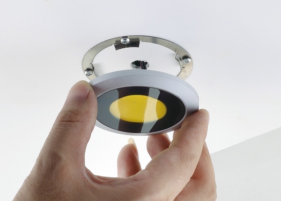 3W COB LED Recessed Puck Light The Perfect Closet Lighting Solution with Chrome Finish
