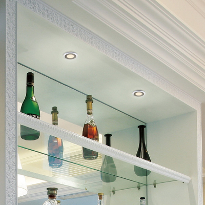 Lighting and Circuitry Design for 12V DC 3W Slim Round LED Under Kitchen Cabinet Light